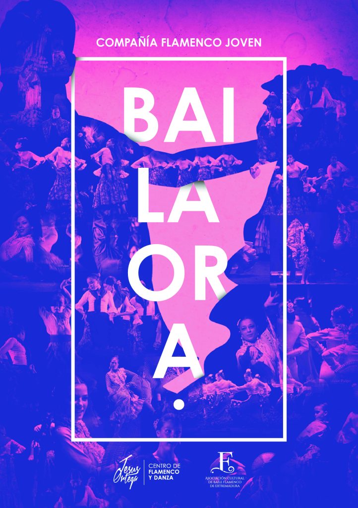 cartel compañía de flamenco joven bailaora